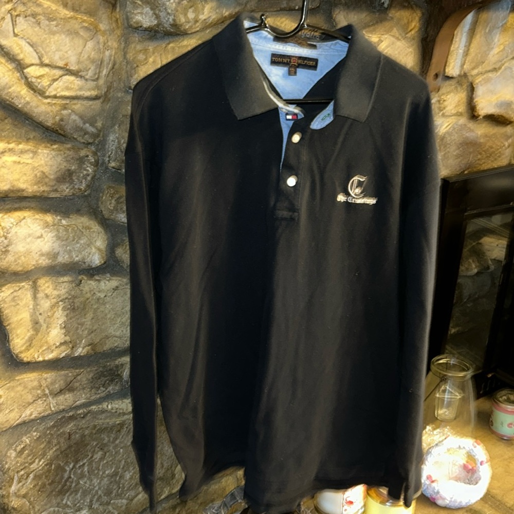 Mens Tommy Hilfiger long sleeved polo shirt. “ The Crossings “ on the chest. 2X - Picture 1 of 6